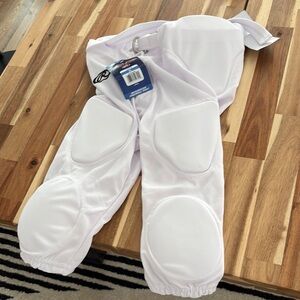 White Padded Sports Pants